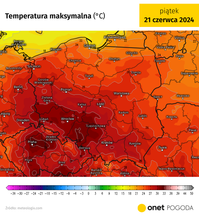 W piątek miejscami znów zrobi się upalnie