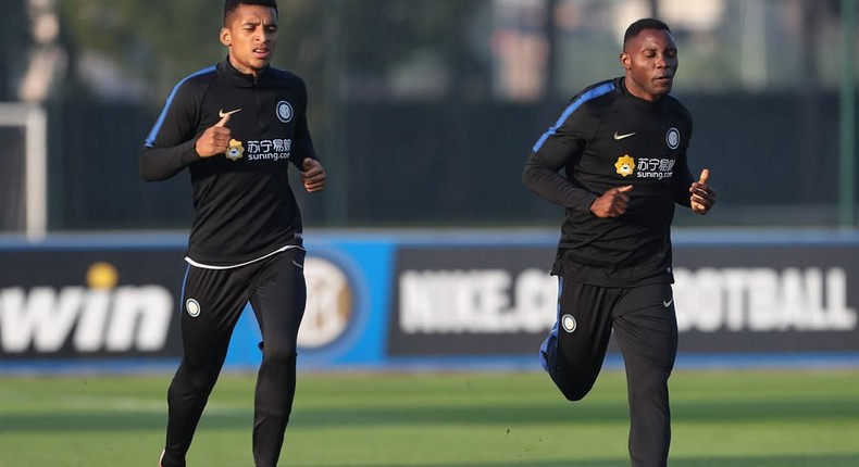 Kwadwo Asamoah trains with Inter Milan despite injury claims