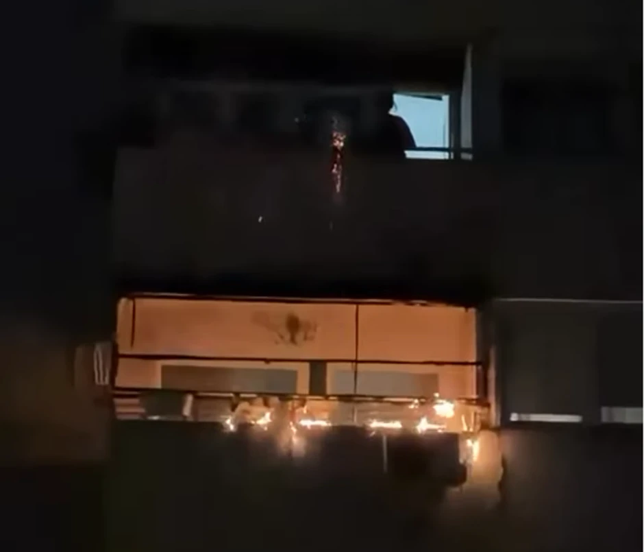 Požar na Novom Beogradu