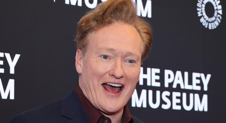 Conan O'Brien's wild appearance on Hot Ones was how he acted in meetings, a writer for his show said.Dia Dipasupil/Getty Images