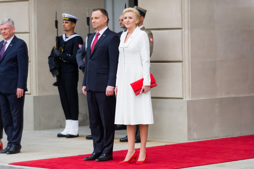 Agata Duda z prezydentem Andrzejem Dudą