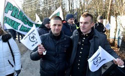 Górnicy z kopalni Makoszowy pikietowali przed domem premier Szydło