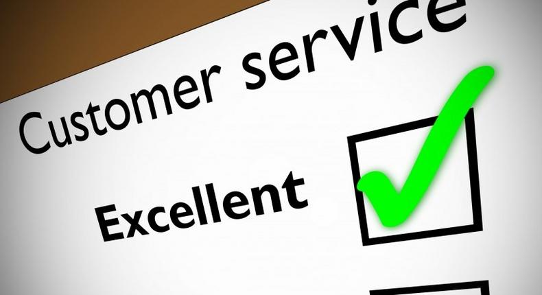 How do your customers rate you on customer service? 