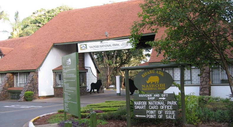 File image of the entrance to Nairobi National Park (Photo: Courtesy)