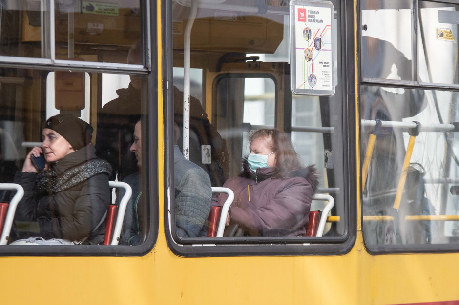 Łodź. Miasto podczas epidemii  koronawirusa