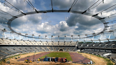Gotowy dach Stadionu Śląskiego