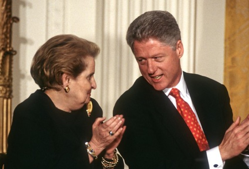 Klinton sa Madlen Olbrajt