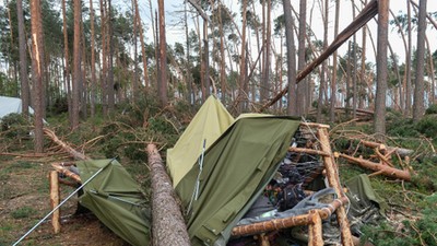 Usuwanie skutkow nawalnicy na polnocy Polski