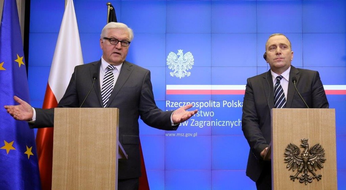 Grzegorz Schetyna i Frank-Walter Steinmeier