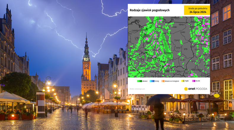 Koniec słonecznego i gorącego lata. Nadchodzą duże zmiany w pogodzie (screen: meteologix.com)