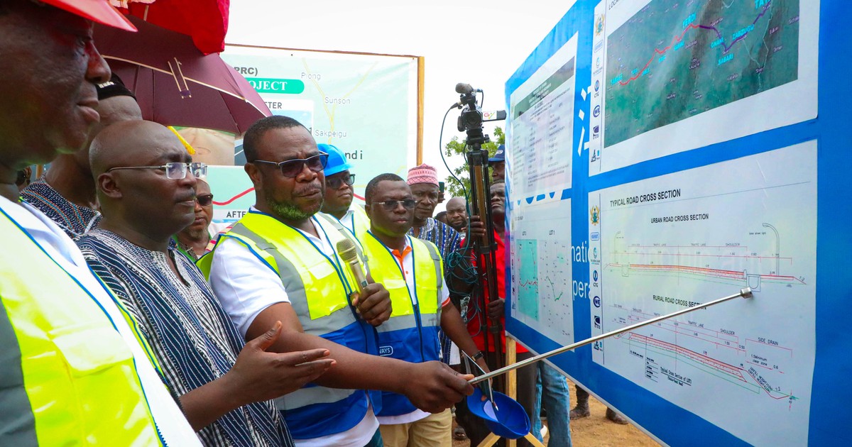 Bawumia cuts sod for construction of 167km Tamale-Yendi-Tatale highway - Vimarsana News