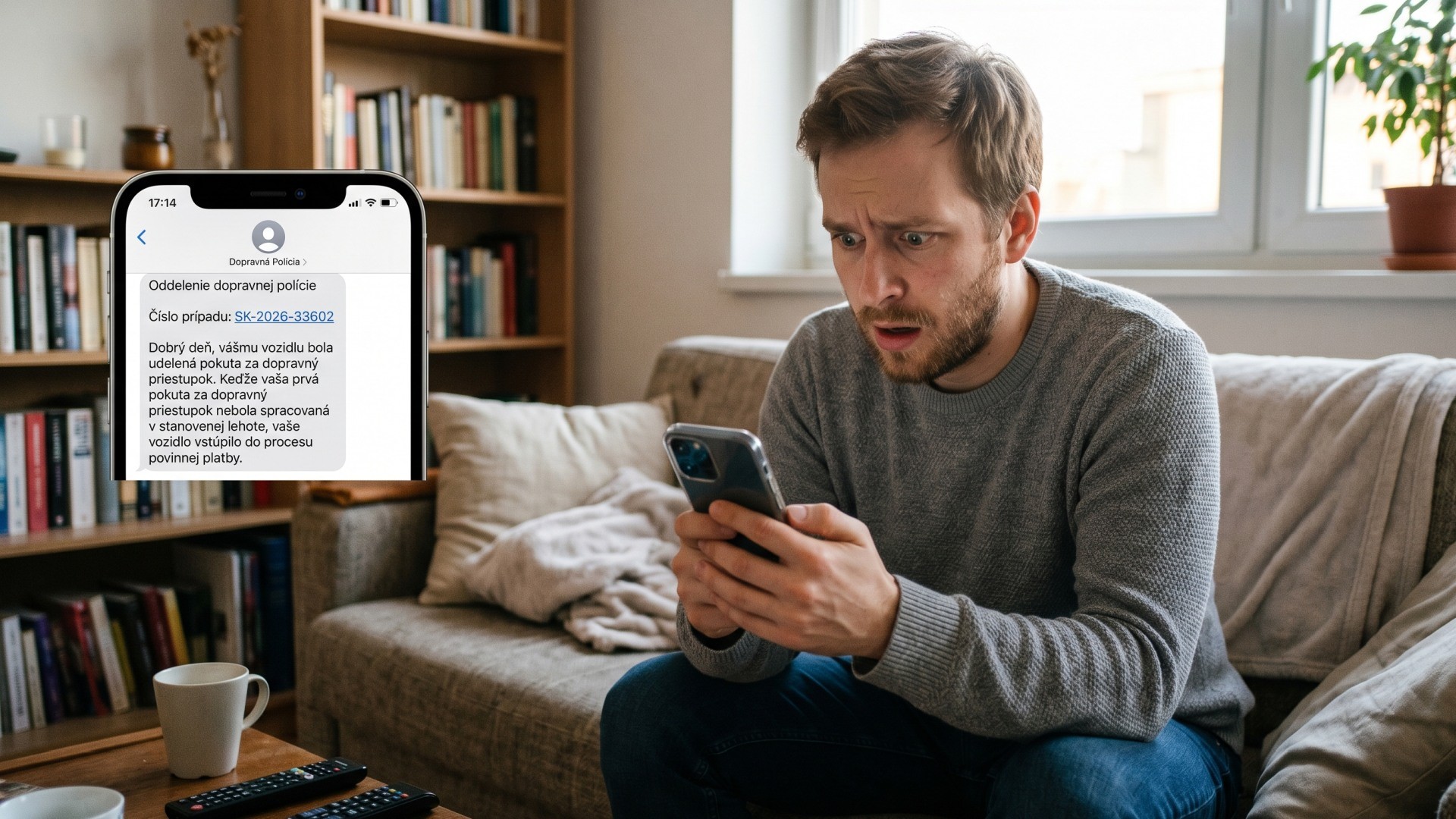 Pozor, šíria sa SMS správy akoby od polície. Vyzývajú na zap