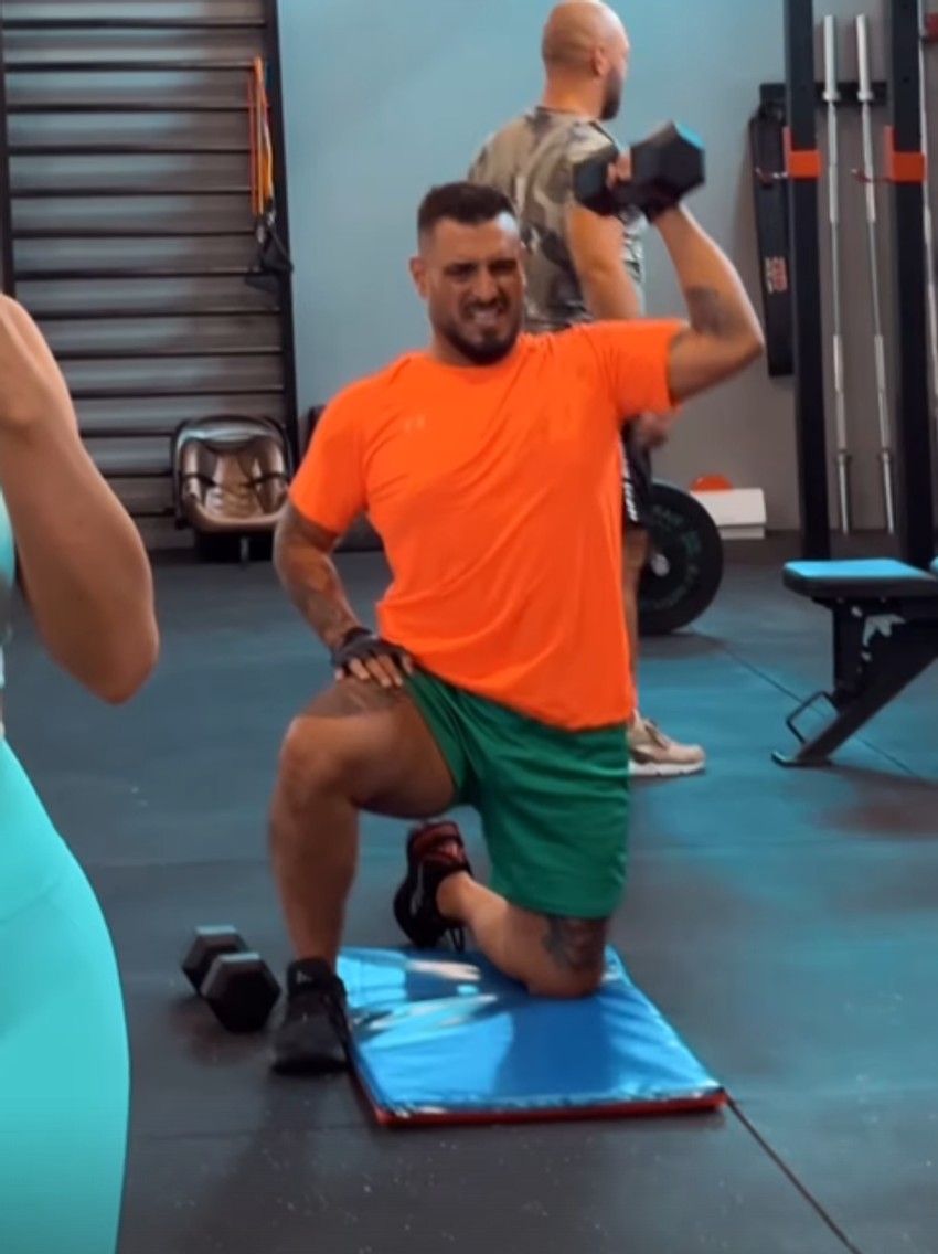 Darko Lazić u teretani