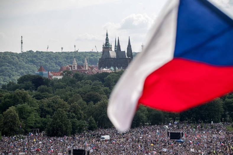 Demonstracja w Pradze