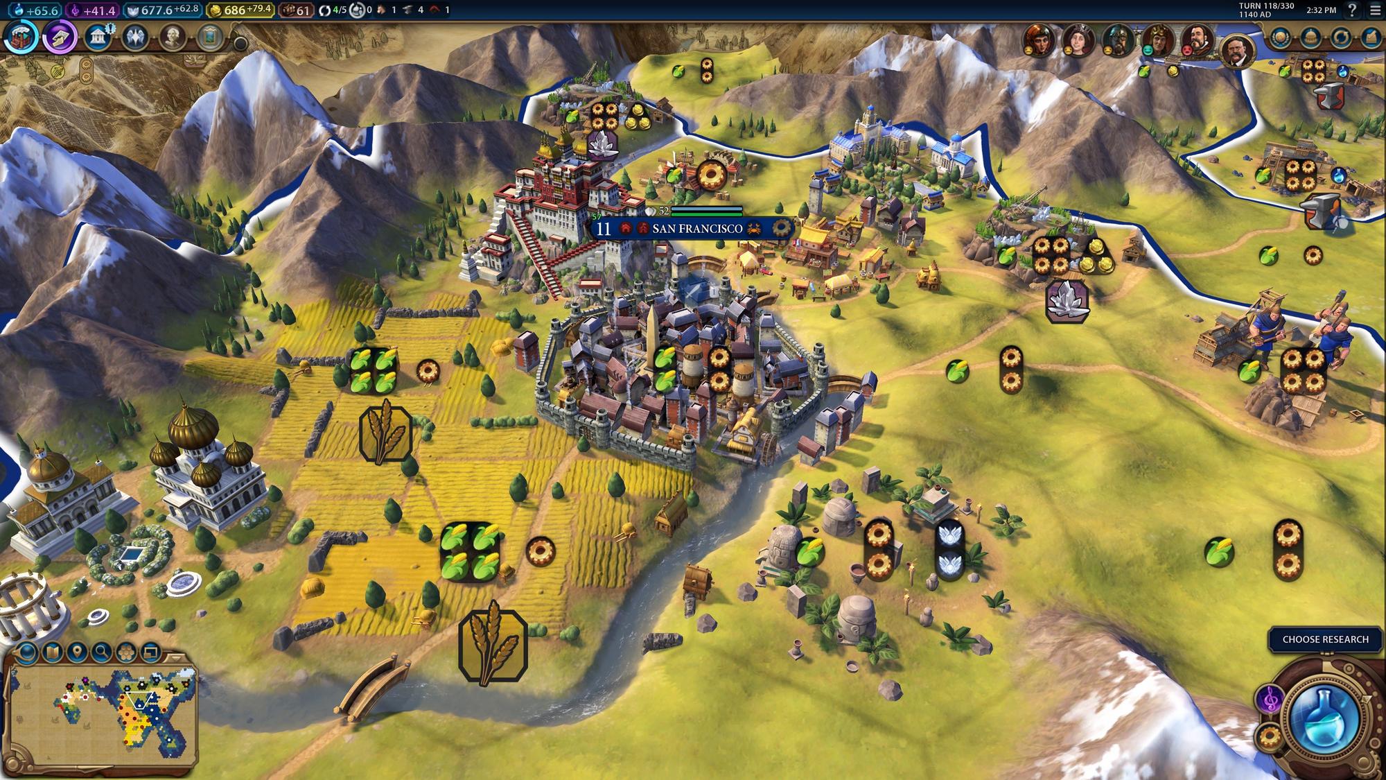 Obrázok z hry Civilization VI.