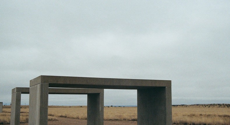 Concrete sculptures at the Chinati Foundation, a 340-acre property and art museum, in West TexasDaniel Modlin