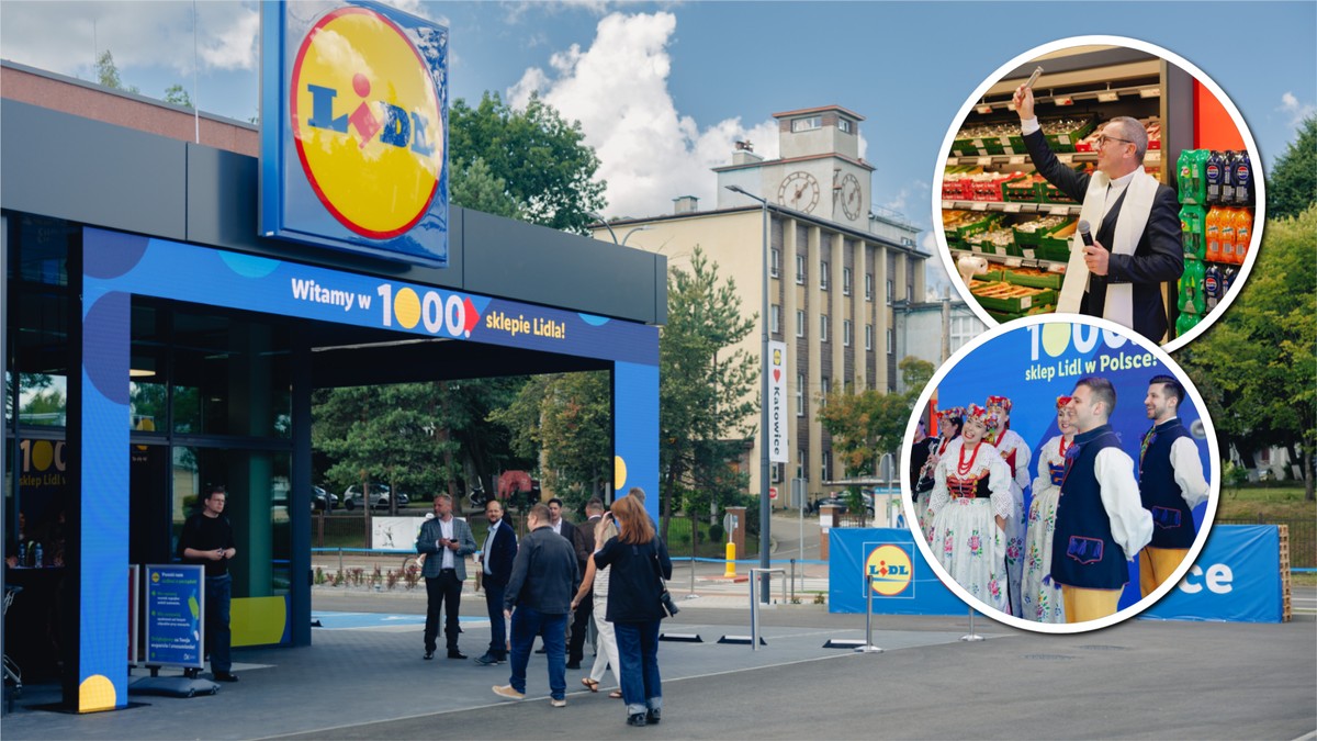 Lidl otwiera swój tysięczny sklep w Polsce. Nawet proboszcz się pofatygował
