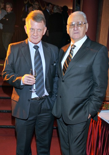 Krzysztof Szmagier (na zdjęciu z Bronisławem Cieślakiem) odszedł 17 grudnia 2011 roku