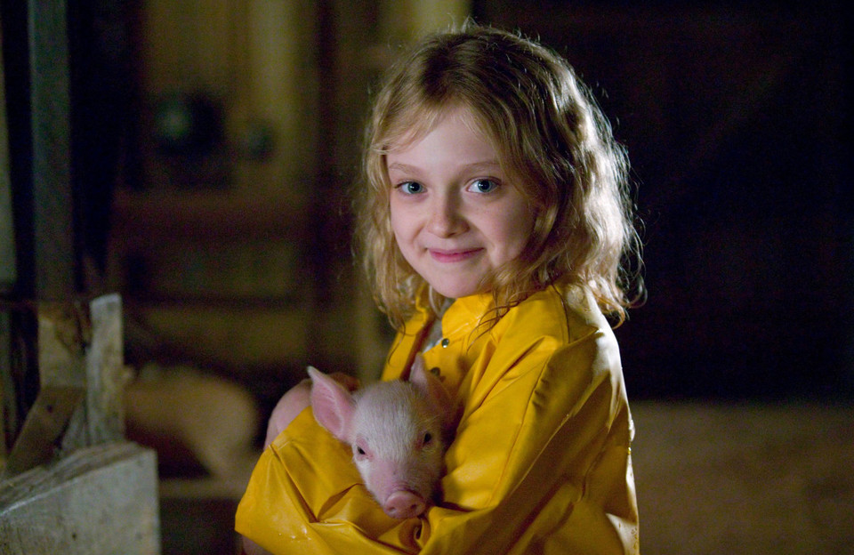 Dakota Fanning w filmie "Pajęczyna Charlotty" (2006)