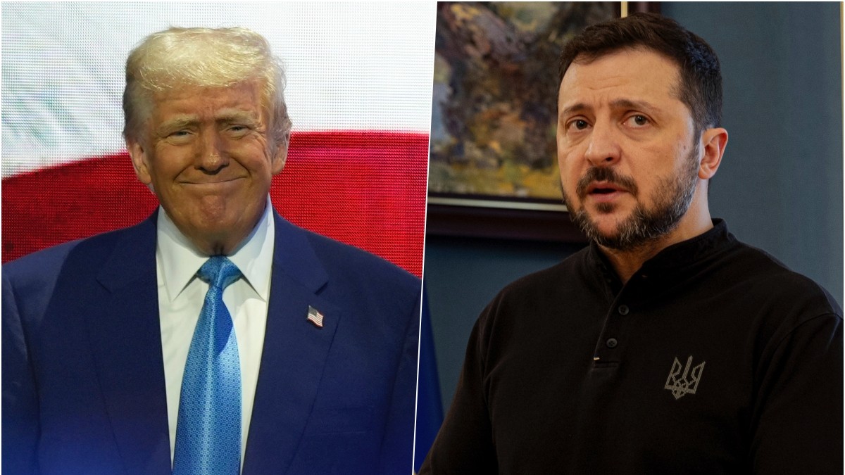 Donald Trump a Volodymyr Zelenskyj.