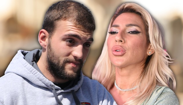 Veljko Ražnatović i Jovana Jeremić