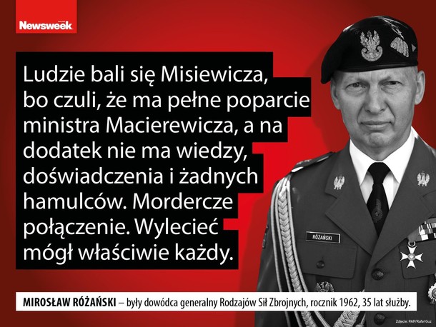 Mirosław Różański wojsko armia żołnierze MON Antoni Macierewicz