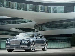 Bentley Flying Spur, Galaxy SOHO, Beijing, China. Photograph James Lipman. 3 May 2013