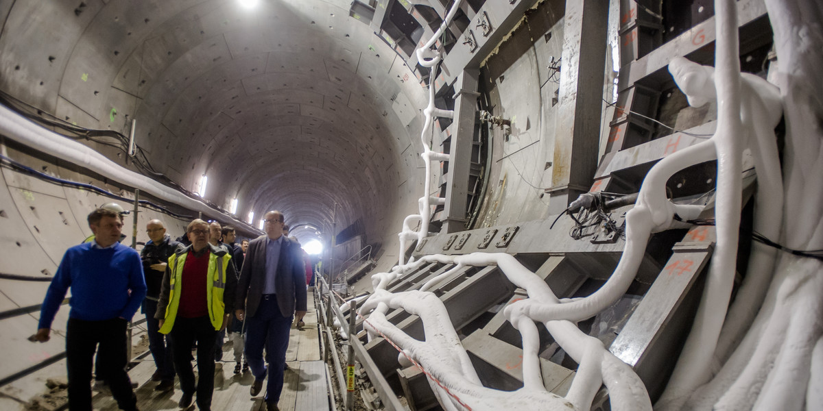 tunelu pod Martwą Wisłą