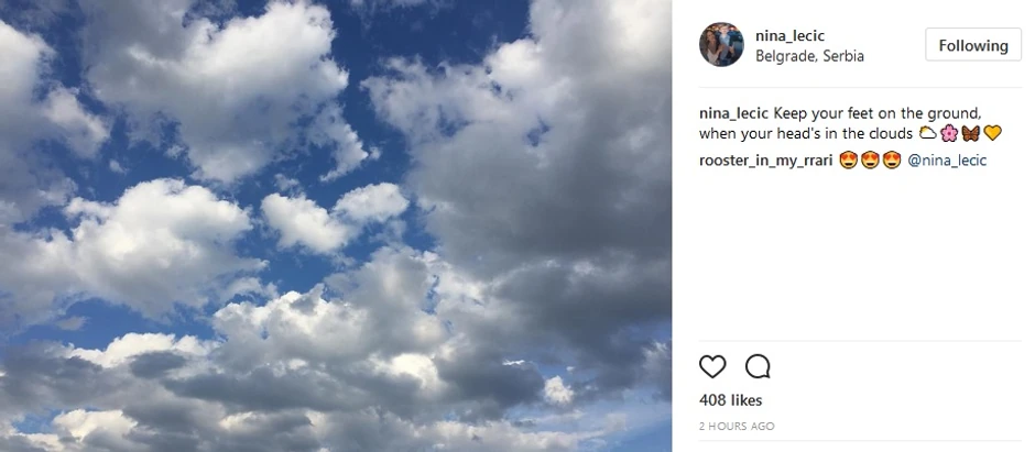 Ovim je priznala svoje emocije