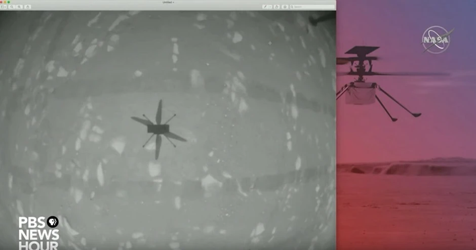Prvi let helikoptera na Marsu