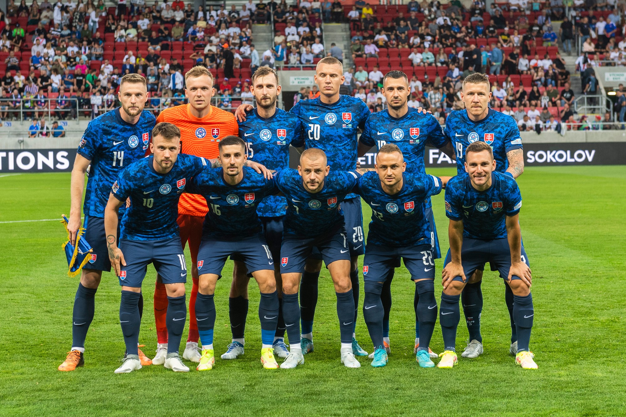Futbalisti Slovenska. 