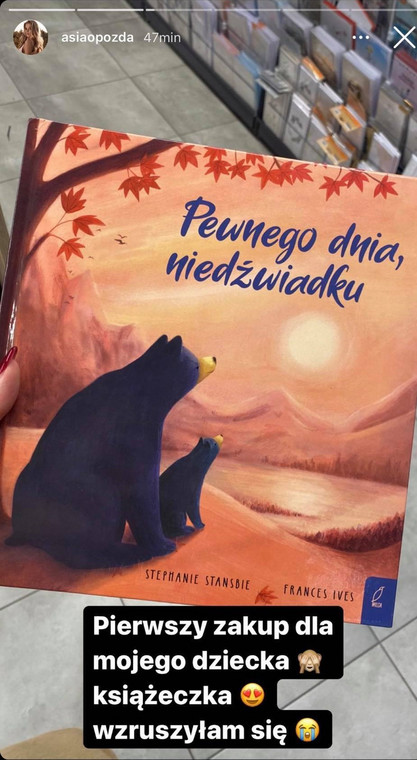 Joanna Opozda o książeczce, którą kupiła dla swojego dziecka