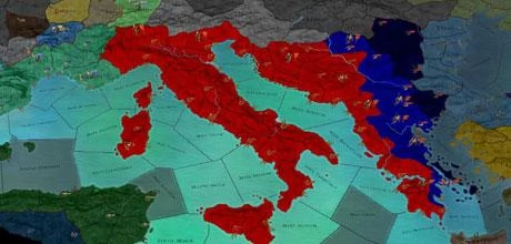 Screen z gry "Europa Universalis: Rome"