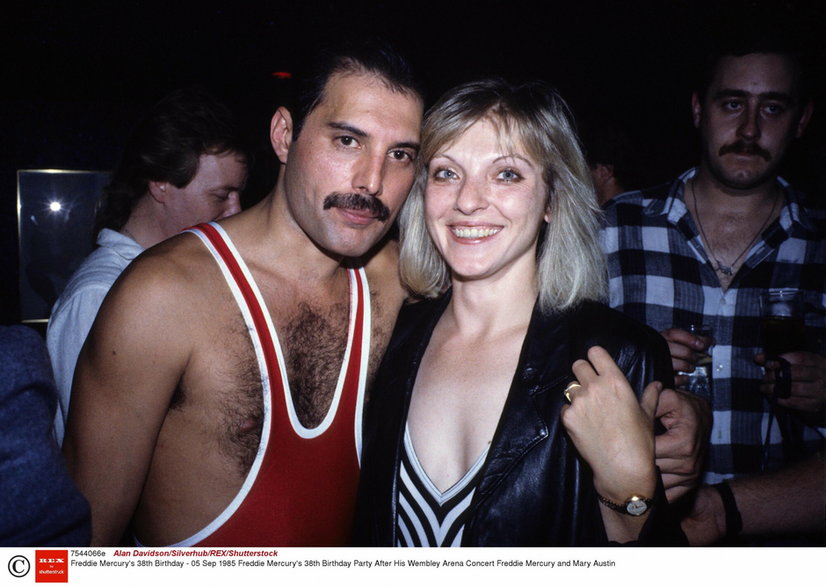 Freddie Mercury z byłą narzeczoną Mary Austin