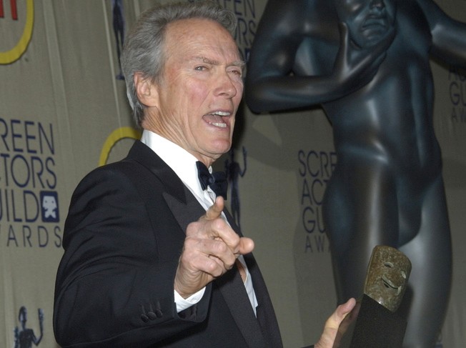 Clint Eastwood na gali Screen Actors Guild Awards w in Los Angeles - marzec 2003