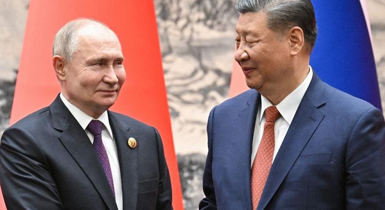 Finland President Alexander Stubb told Bloomberg on Tuesday that Russia's dependence on China meant that Chinese leader Xi Jinping could end the Ukraine war if he wanted to.Sergei Bobylyov/Pool/AFP via Getty Images