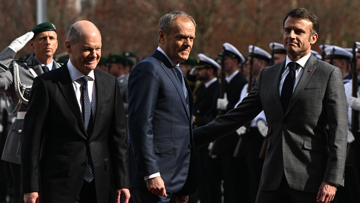 Pilny szczyt w Berlinie. Tusk spotkał się z przywódcami Niemiec i Francji