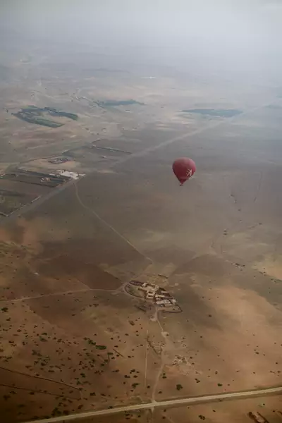 Marrakesz widziany z balonu