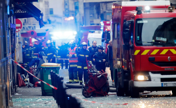 Wybuch i pożar w centrum Paryża. Są ranni. Policja podejrzewa wyciek gazu