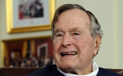 Były prezydent George H.W. Bush trafił na oddział intensywnej terapii. 'Ostry problem oddechowy'