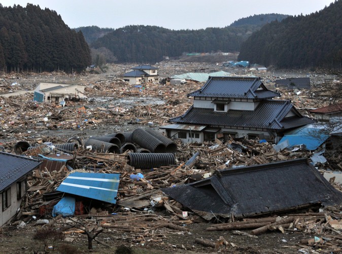 Tak wygląda Minami Sanriku po trzęsieniu ziemi i przejściu tsunami