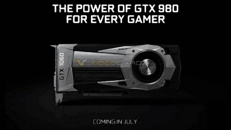 NVIDIA GeForce GTX 1060 - są pierwsze konkretne informacje