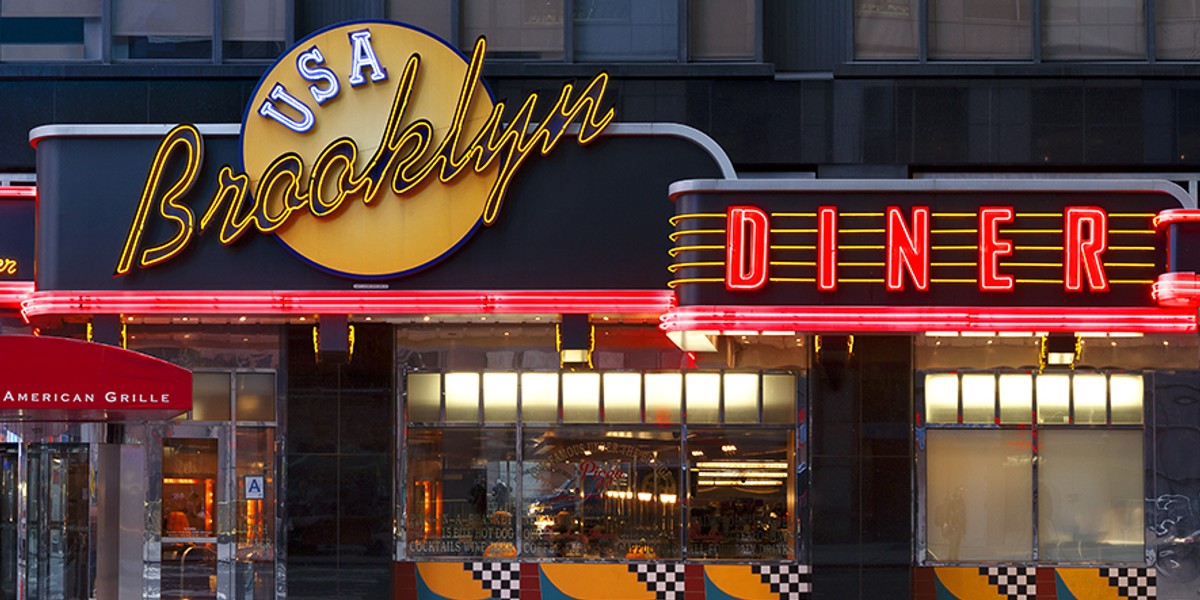 West 43rd Street near Seventh Avenue (Times Square), 2011.