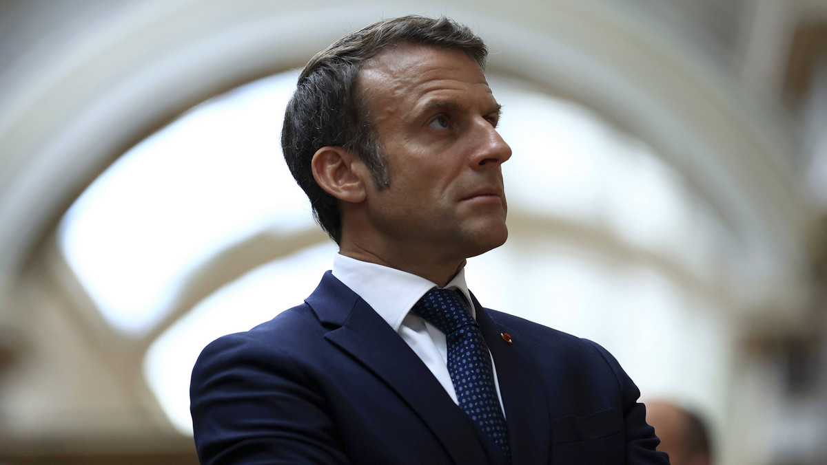 Macron gani Iran w sprawie wspierania Rosji