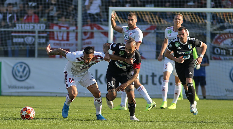 Cseri (24-es) és a Mezőkövesd a tavalyi bronzérmes Debrecent 3-1-re verte hétvégén / Fotó: Facebook