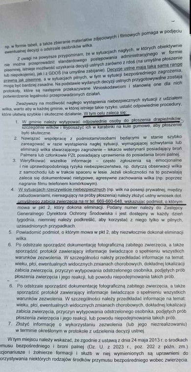 Pismo GDOŚ
