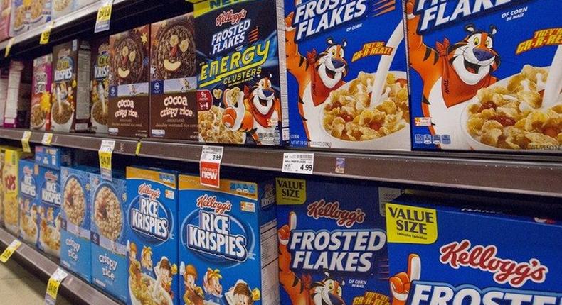 Kellogg's has said it is 'outraged by this completely unacceptable situation' (file photo) Credit: Reuters