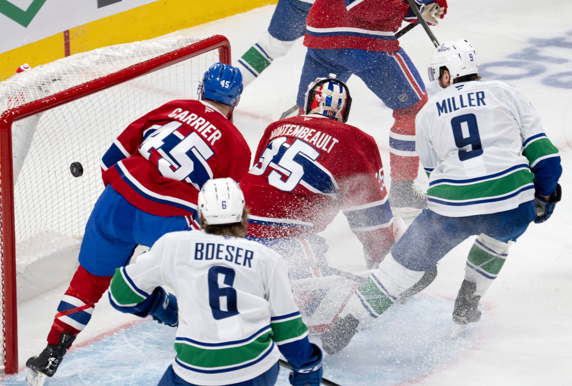 Zápas NHL: Montreal Canadiens - Vancouver Canucks.