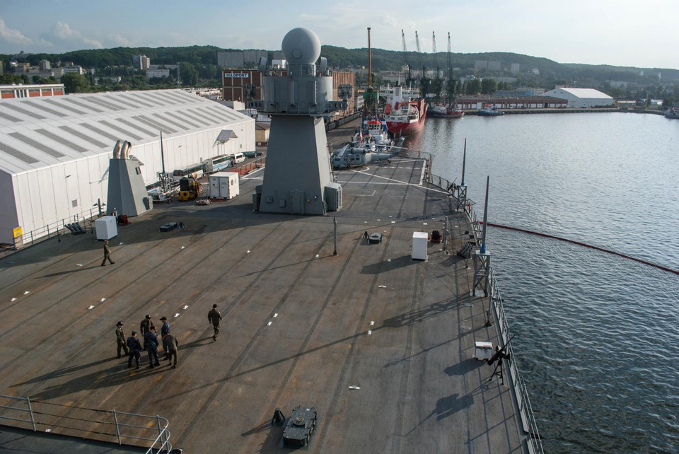 USS "Mount Whitney" w Gdyni