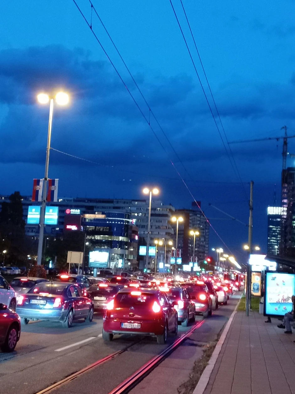 Novi Beograd, gužva
